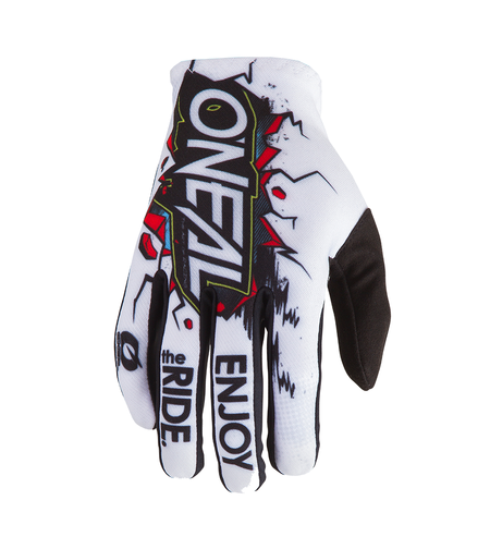 Мотокрос ръкавици O'NEAL MATRIX VILLAIN WHITE 2020