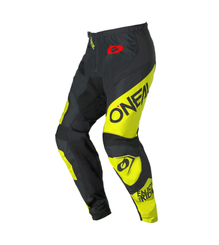 Мотокрос брич O'NEAL ELEMENT RACEWEAR BLACK/NEON YELLOW V.26