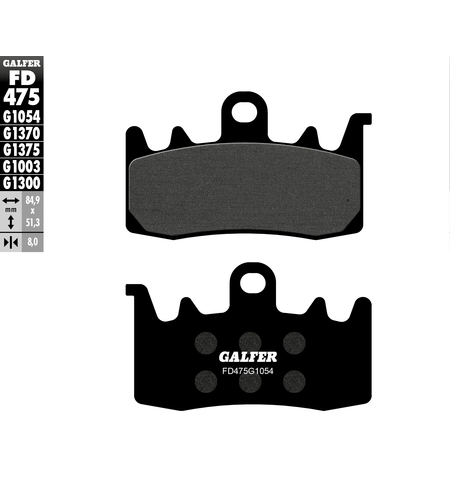 Предни мото накладки Galfer SEMI METAL FD475G1054