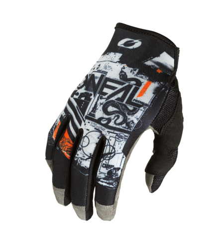 Мотокрос ръкавици O'NEAL MAYHEM SCARZ V.22 BLACK/GRAY/ORANGE