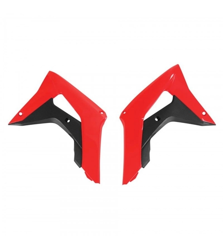 Пластмасови капаци за радиатор POLISPORT Honda CRF250 RX(19-20) CRF450 RX(17-19) Red/Black