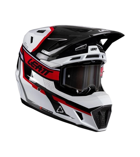 Мотокрос каска LEATT Kit Moto 7.5 White/Red V26