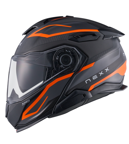 Каска NEXX X.LIFETOUR FLIP UP PRO MILE ORANGE GRAY