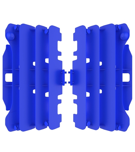 Преден предпазител за радиатор POLISPORT YAMAHA YZ250F,YZ450F (07-09) BLUE