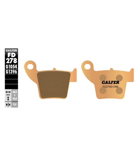 Задни мото накладки Galfer SINTERED FD278G1396