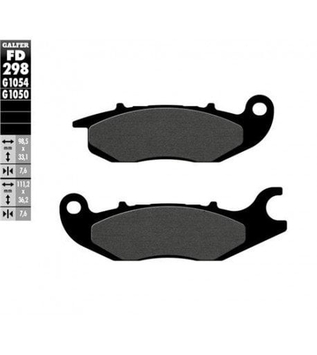 Предни мото накладки Galfer SEMI METAL FD298G1054
