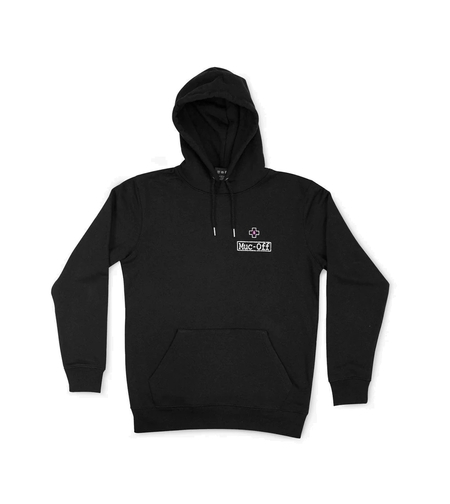 Суитшърт MUC-OFF Black Logo Hoodie