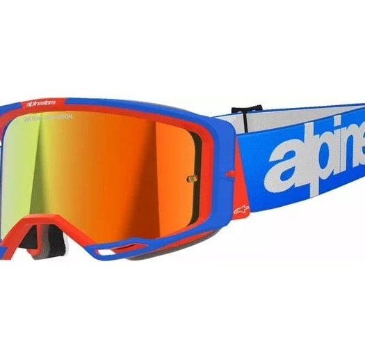 Мотокрос очила ALPINESTARS VISION 8 WORDMARK BL/ORG MIRROR-RED