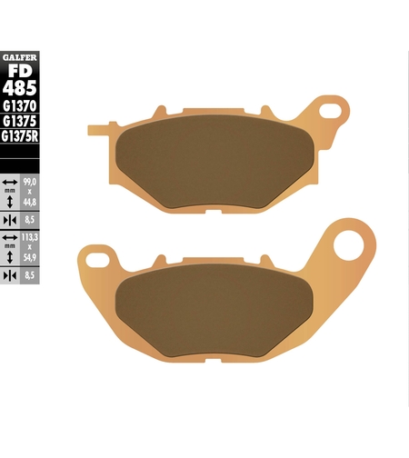 Предни мото накладки Galfer SINTERED COMPOUND FD485G1370