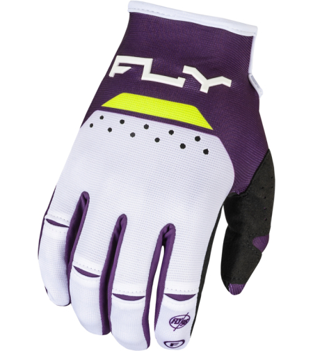 Мотокрос ръкавици FLY RACING Kinetic Reload- Deep Purple/White/Hi-Vis