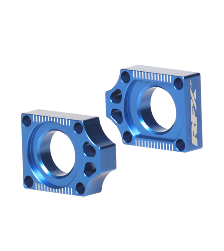 Блок втулка за задна ос RFX Pro Rear Axle Adjuster Blocks (Blue) YZ 125/250 02-08 YZF 250/450 02-08