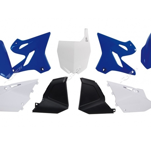 Комплект пластмаси RACETECH Plastic Kit Replica (15-16) Blue/White Yamaha YZ125/250 02-14