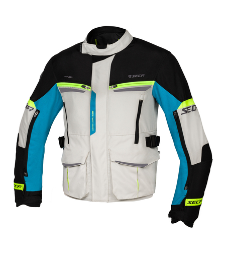 Текстилно мото яке SECA COMPASS BLUE