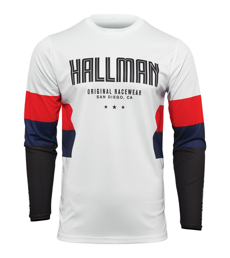Мотокрос джърси THOR HALLMAN DIFFER DRAFT WHITE/RED/NAVY