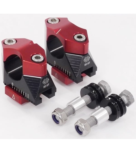 Повдигачи за кормило GILLES RISERS 2DGT BK/RD BRUTALE 675