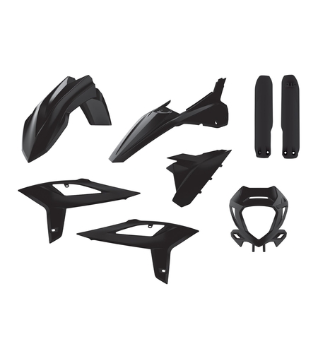 Пластмасов Full Enduro кит Polisport за BETA RR 250/300 2ST 350/400/450 4ST - 2020-21 Black