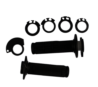 Мотокрос ръкохватки PROGRIP 708 Lock-On Locking BLACK