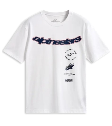 Тениска ALPINESTARS SS CSF ABUS WHITE