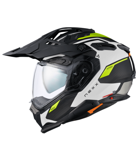 Адвенчър каска NEXX X.WED3 KEYO WHITE NEON MATT