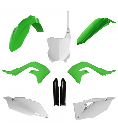 Комплект пластмаси POLISPORT Full Plastic Kit Kawasaki KX-F 450 (2019-23) ОЕМ 19