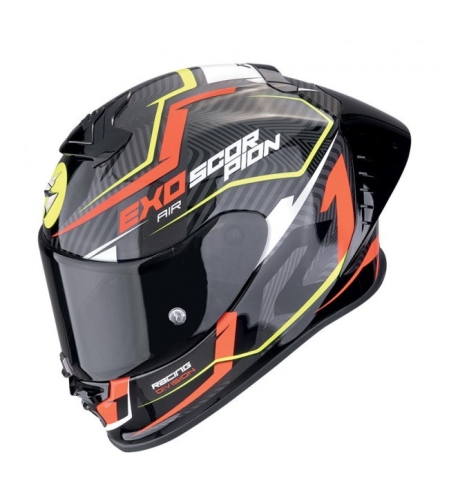 Каска SCORPION EXO-R1 EVO AIR Black-Red-Neon Yellow