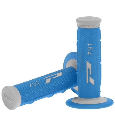 Мотокрос ръкохватки PROGRIP Double Density GREY/LIGHT BLUE