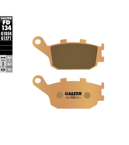 Задни мото накладки Galfer SINTERED COMPOUND FD134G1371