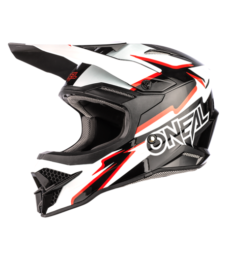 Мотокрос каска O'NEAL 3SERIES VOLTAGE BLACK/WHITE