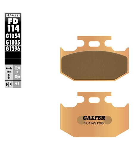 Задни мото накладки Galfer SINTERED FD114G1396