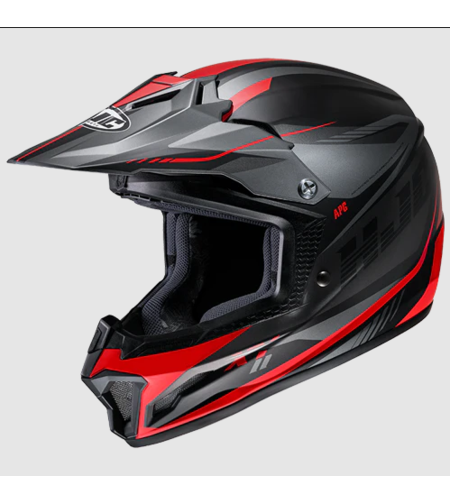 Детска мотокрос каска HJC CL-XY II DRIFT GRAY/RED