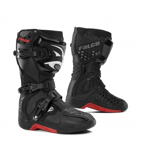 Детски мотокрос ботуши FALCO LEVEL BLACK