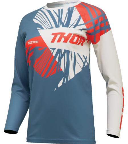 Дамско мотокрос джърси THOR WOMEN'S SECTOR SPLIT BLUE/ORANGE