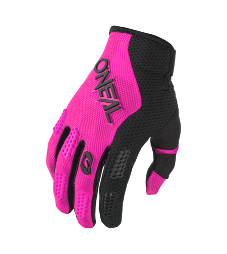 Дамски мотокрос ръкавици O'NEAL ELEMENT RACEWEAR BLACK/PINK V.24