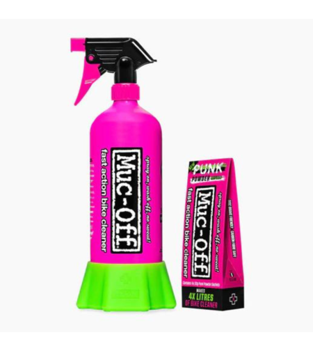 Бутилка за многократна употреба и почистващ препарат Muc-Off -4 Pack