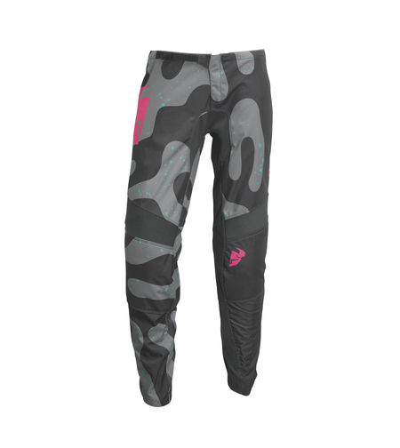 Дамски мотокрос брич  THOR WOMEN'S SECTOR DISGUISE GRAY/PINK