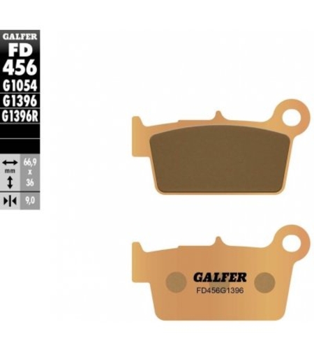 Задни  мото накладки Galfer SINTERED FD456G1396