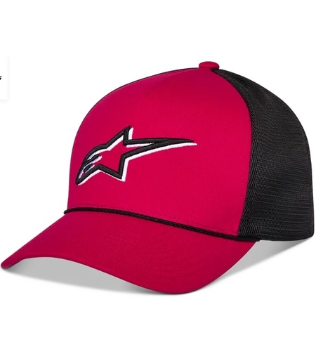 Шапка ALPINESTARS CRV BILL TRUCK AGELESS SHADOW BLACK/RED