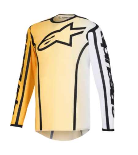 Мотокрос джърси Alpinestars FLUID APEX YELLOW/WHITE
