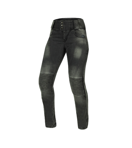 Дамски мото дънки Trilobite 2264 Bella grey jeggins