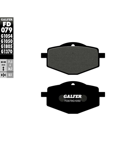 Предни/задни мото накладки Galfer SCOOTER FD079G1050