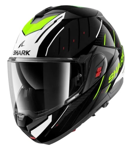 Модуларна каска SHARK OXO RYDGER Black White Yellow