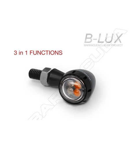 LED мото мигачи BARRACUDA S-LED 3 B-LUX BLACK