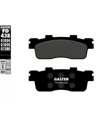 Задни мото накладки Galfer SCOOTER FD438G1050