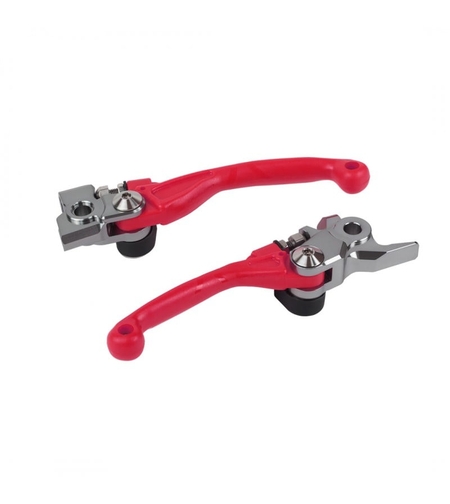 Спортни лостчета POLISPORT Pivot Unbreakable Levers Kit Honda CR 125R/250R (2004-07) RED