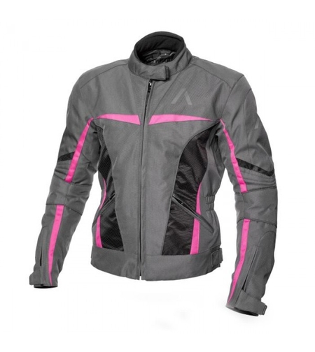 Дамско текстилно мото яке ADRENALINE LOVE RIDE 2.0 LADY BLACK/PINK/GREY