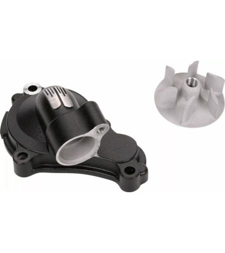 Комплект капак на водната помпа и работно колело BOYESEN COVER/IMP WAT PUMP YZF Black