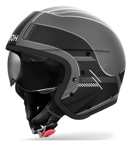 Kаска за скутер AIROH Raster Black Matt