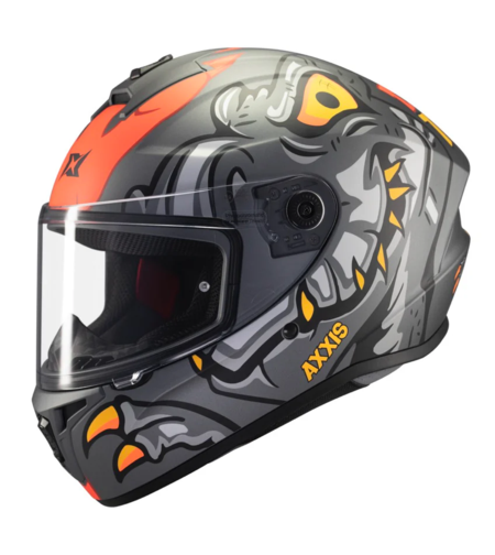 Каска AXXIS DRAKEN S DINOTOON B5