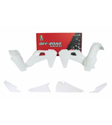 Комплект пластмаси RACETECH Plastic Kit - White Husqvarna TE/FE 20-23