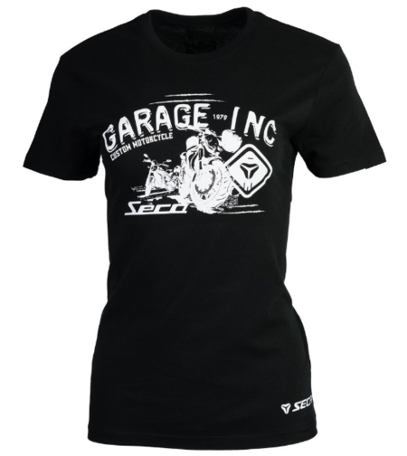 Дамска мото тениска SECA GARAGE BLACK